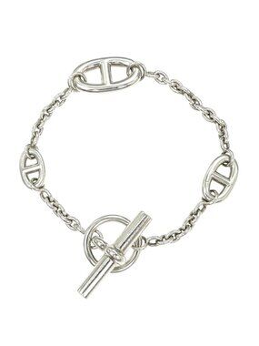 Hermes Bracelet Farandole LG Chaine D'ancre Silver